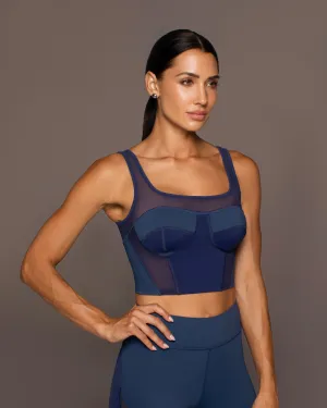 Theia Bustier | Ink/Admiral Blue MICHI