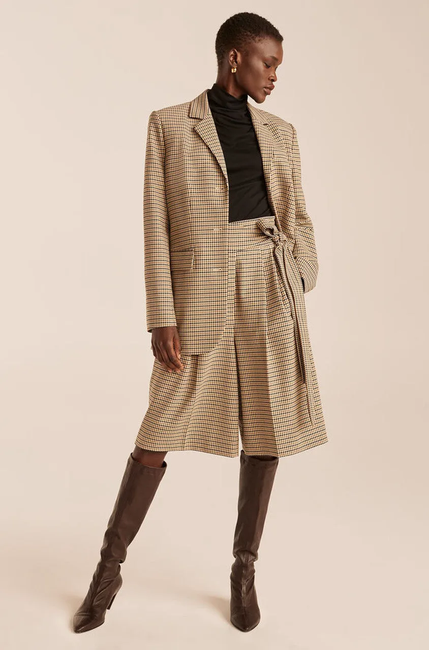 Three Button Blazer | Military Green Combo REBECCA TAYLOR