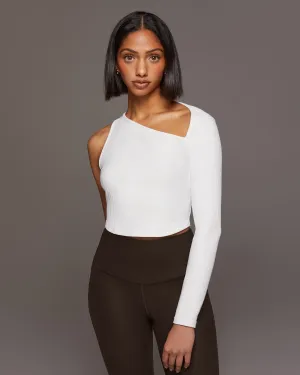 Tigress Long Sleeve Crop Top | Ivory MICHI