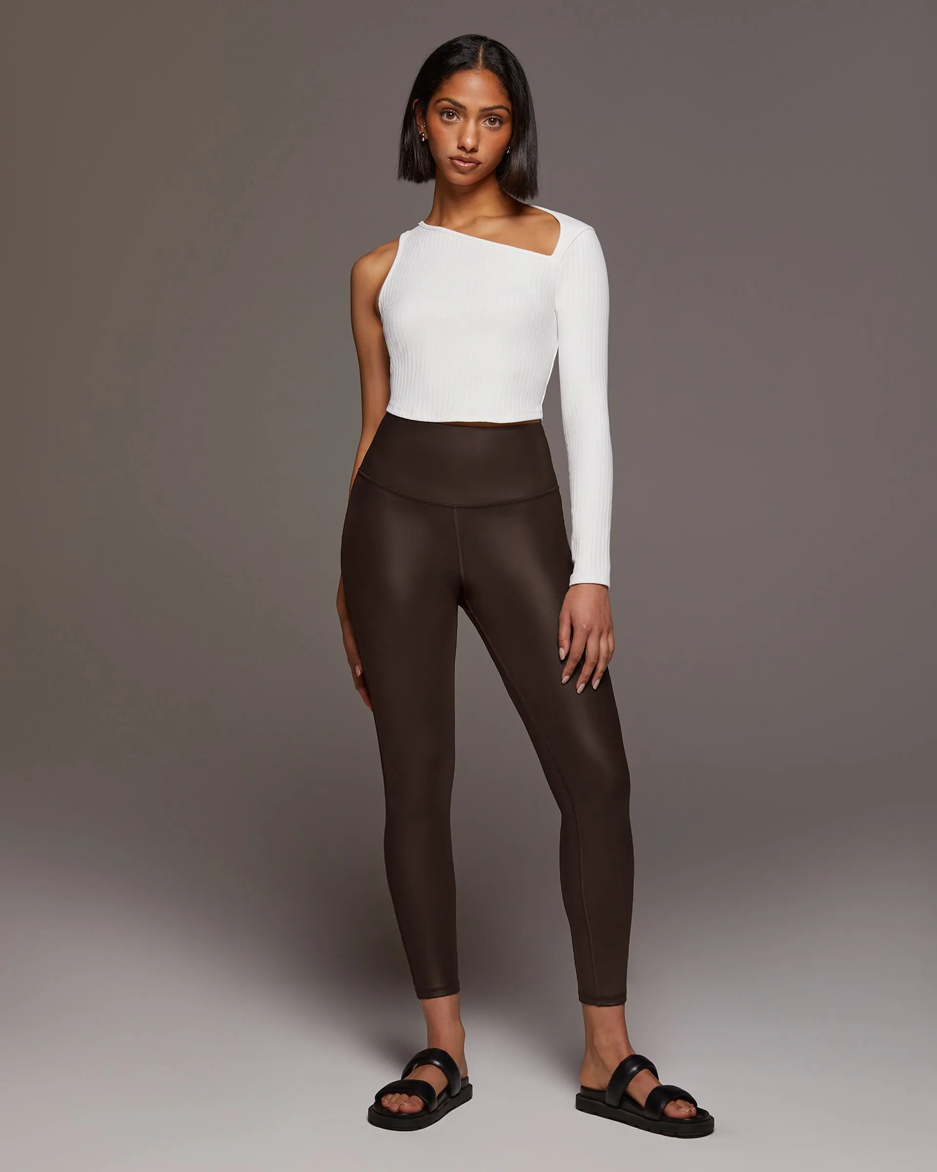 Tigress Long Sleeve Crop Top | Ivory MICHI