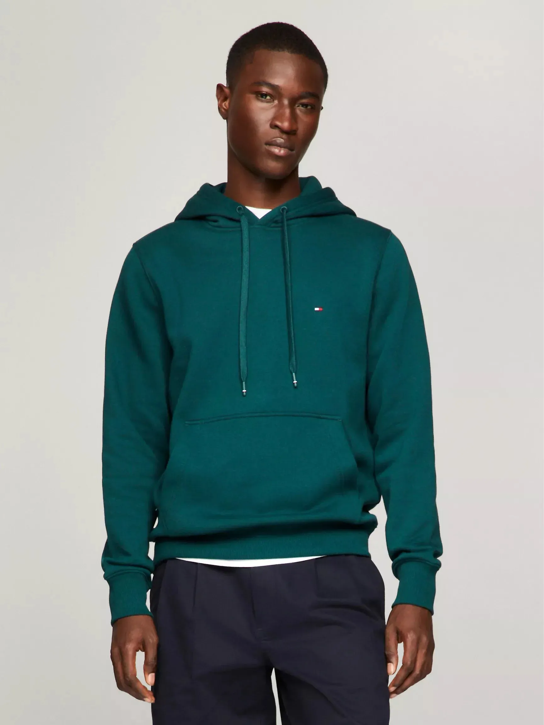 Tommy Hilfiger Solid Fleece Hoodie - Men