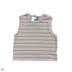 Top Sleeveless Basic By Michael Stars In Striped Pattern, Size: M
