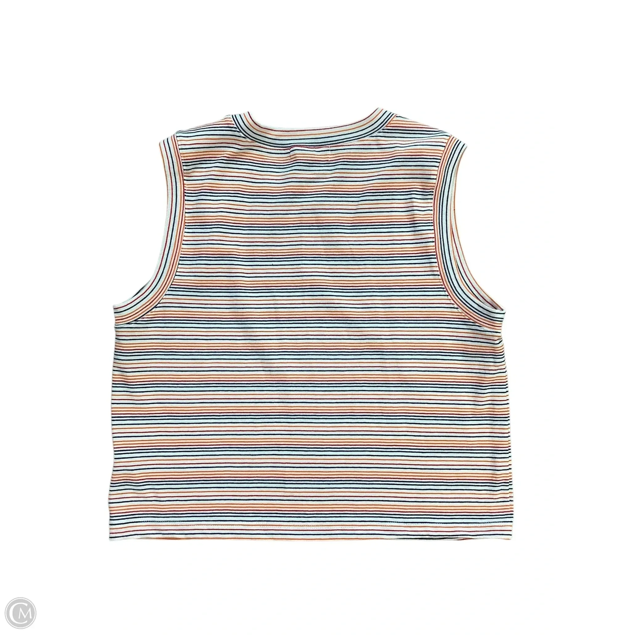 Top Sleeveless Basic By Michael Stars In Striped Pattern, Size: M