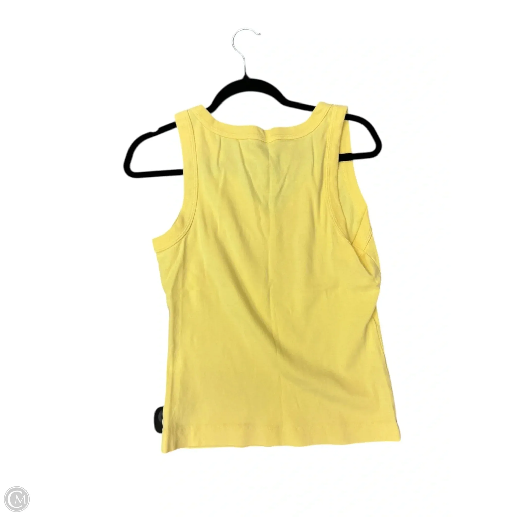 Top Sleeveless By Michael Stars In Yellow, Size: L