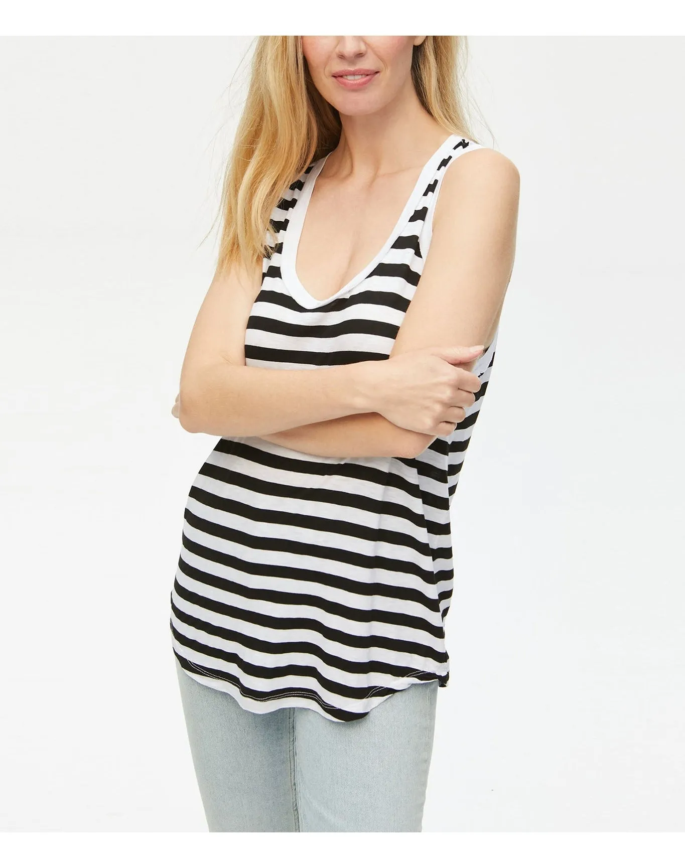Tori Striped Tank | Black Stripe MICHAEL STARS