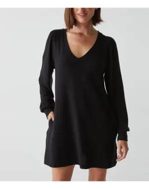 Trisha V-Neck Dress | Black MICHAEL STARS