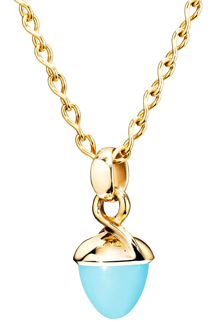 Turquoise Mikado Bouquet Pendant