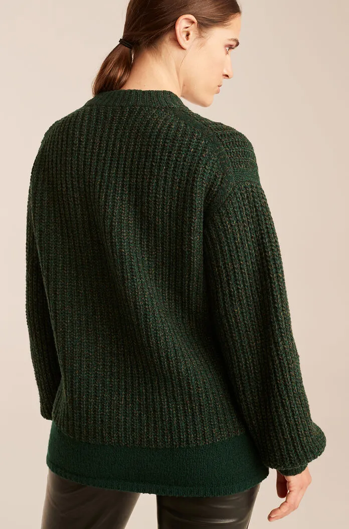 Tweed Crew | Forest Tweed REBECCA TAYLOR