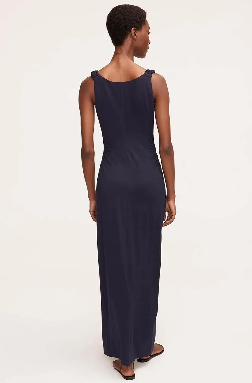 Twist Modal Front Dress | Dark Navy REBECCA TAYLOR