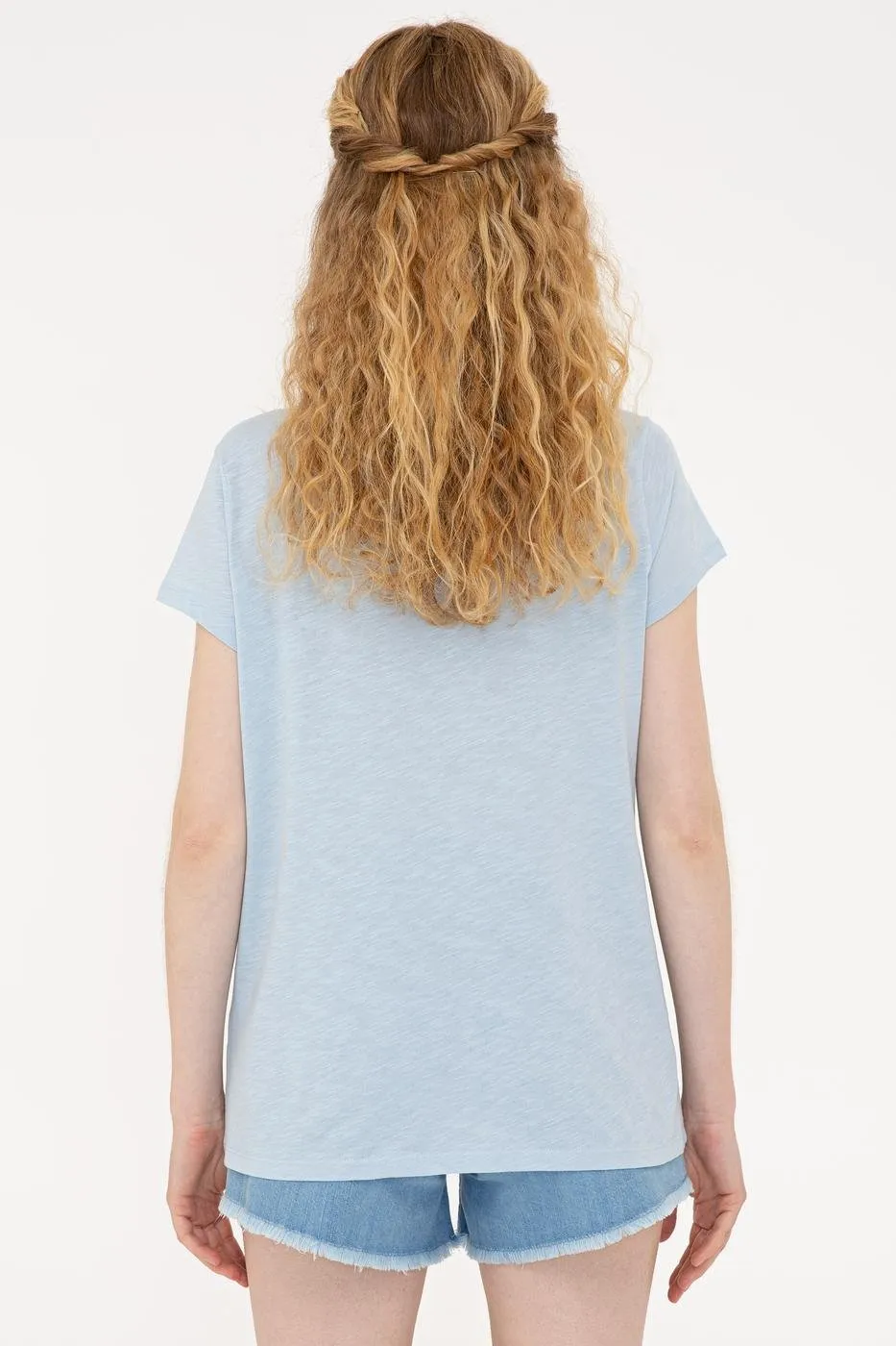 US Polo Assn. Crew Neck T-Shirt USPA Dots - Women