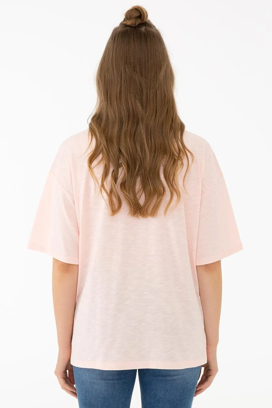 US Polo Assn. Oversized Crew Neck T-Shirt - Women