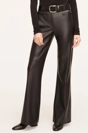 Vegan Leather Trousers | Black REBECCA TAYLOR