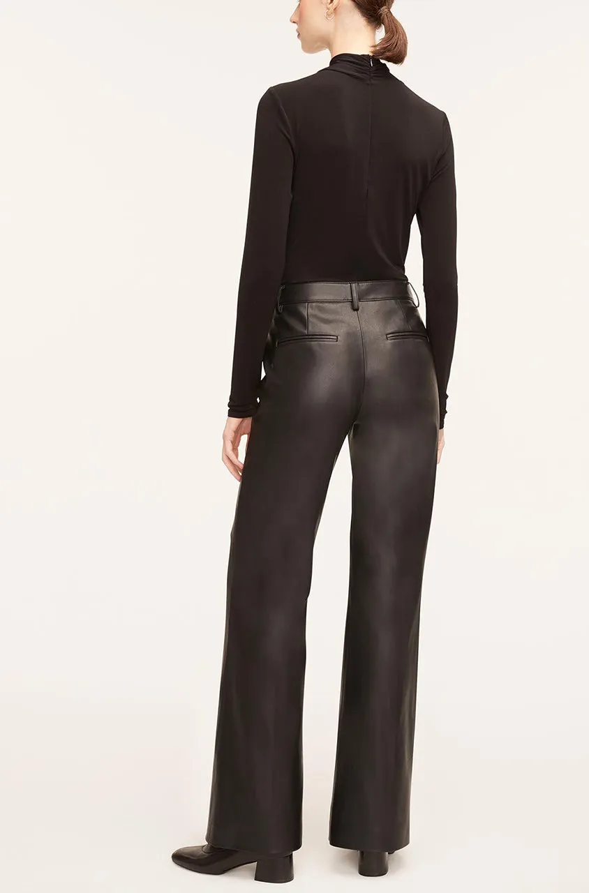 Vegan Leather Trousers | Black REBECCA TAYLOR