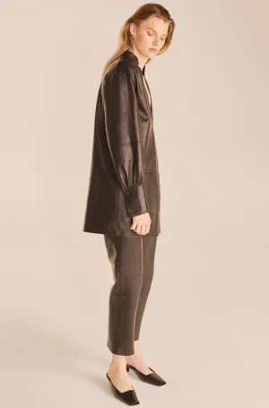 Vegan Tunic Dress | Walnut REBECCA TAYLOR