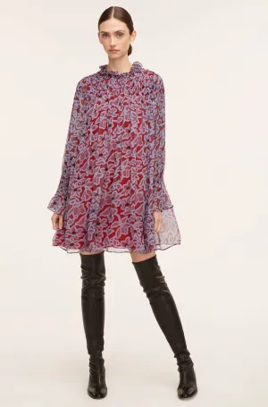 Vera Fleur Chiffon Smocked Dress | Vera Fleur Cherry Combo REBECCA TAYLOR