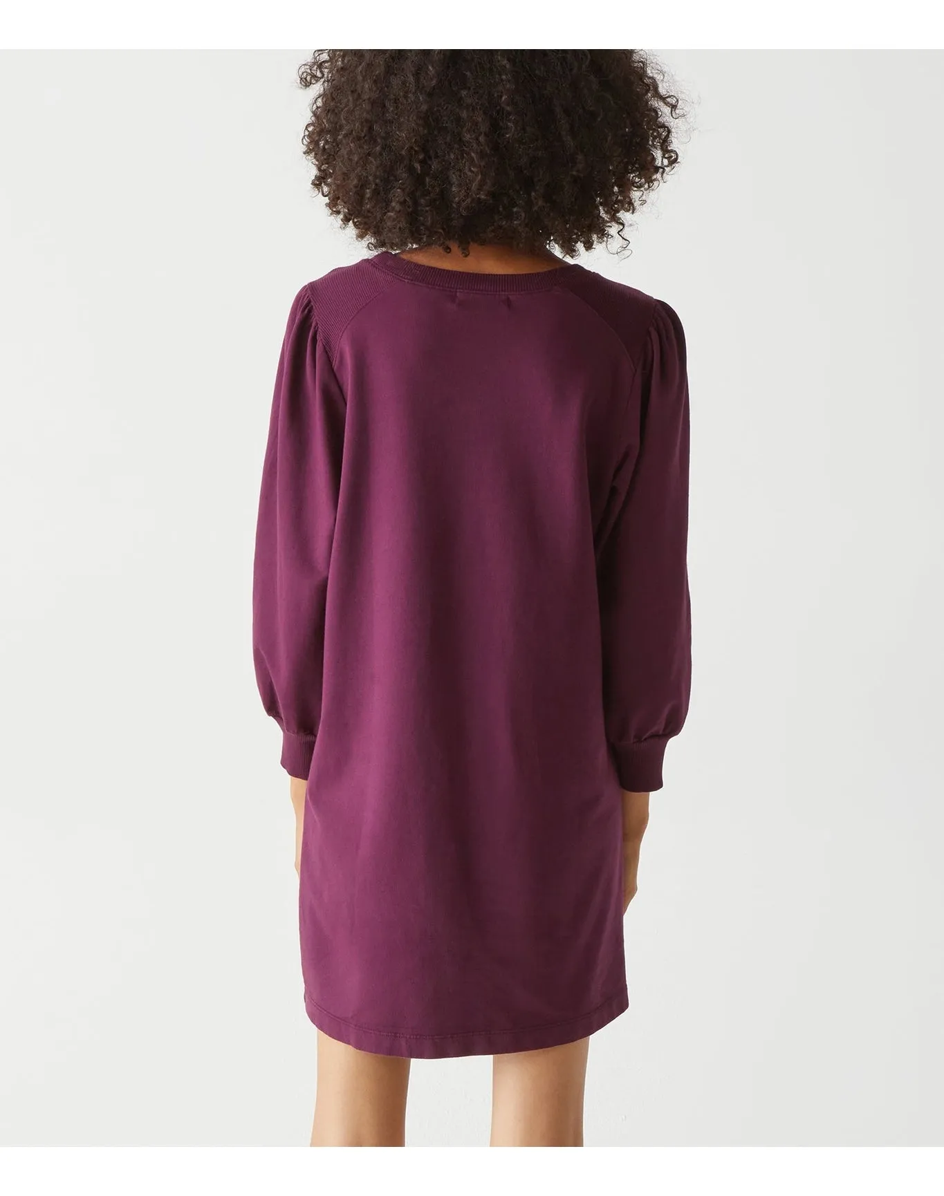 Veronica Terry Puff Sleeve Dress | Plum MICHAEL STARS