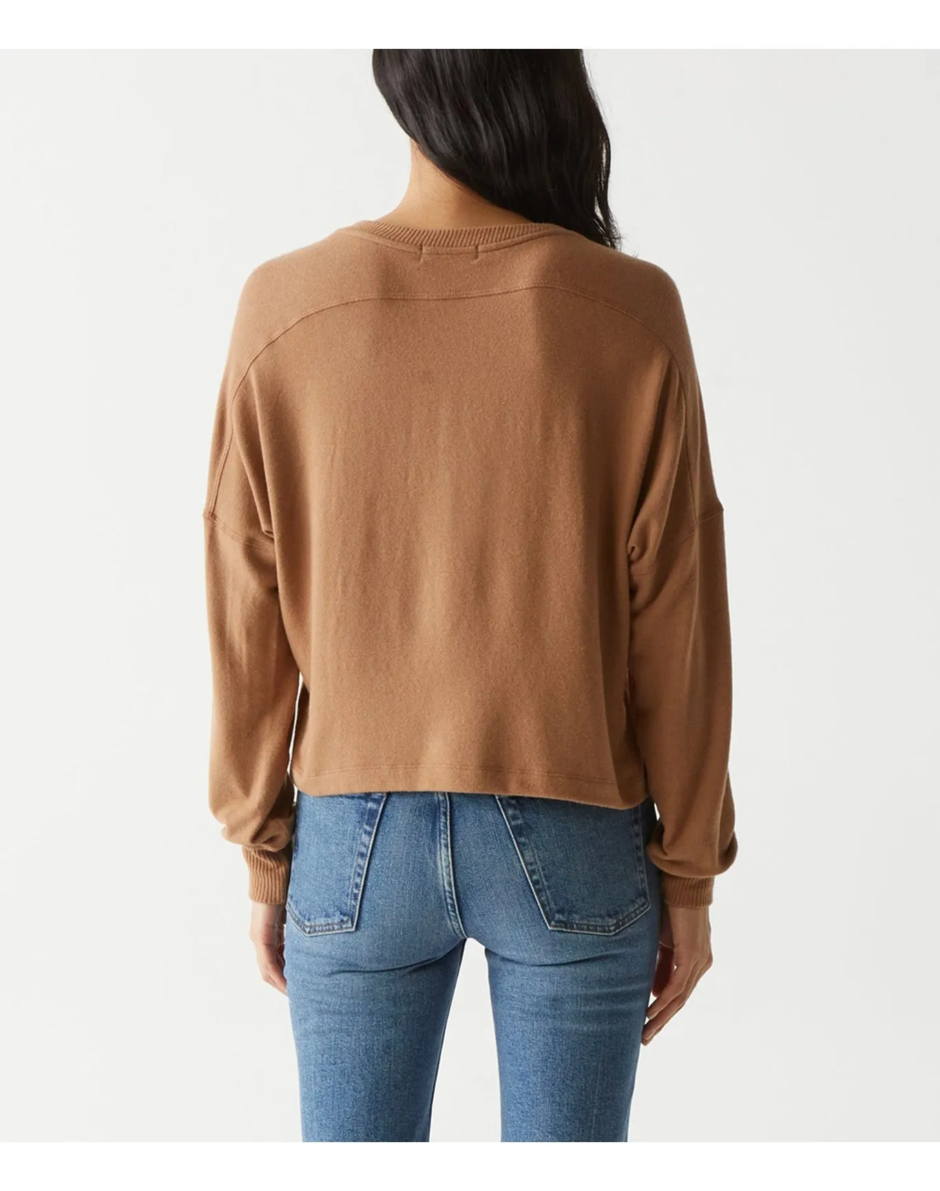 Vic V-Neck Pullover | Camel MICHAEL STARS