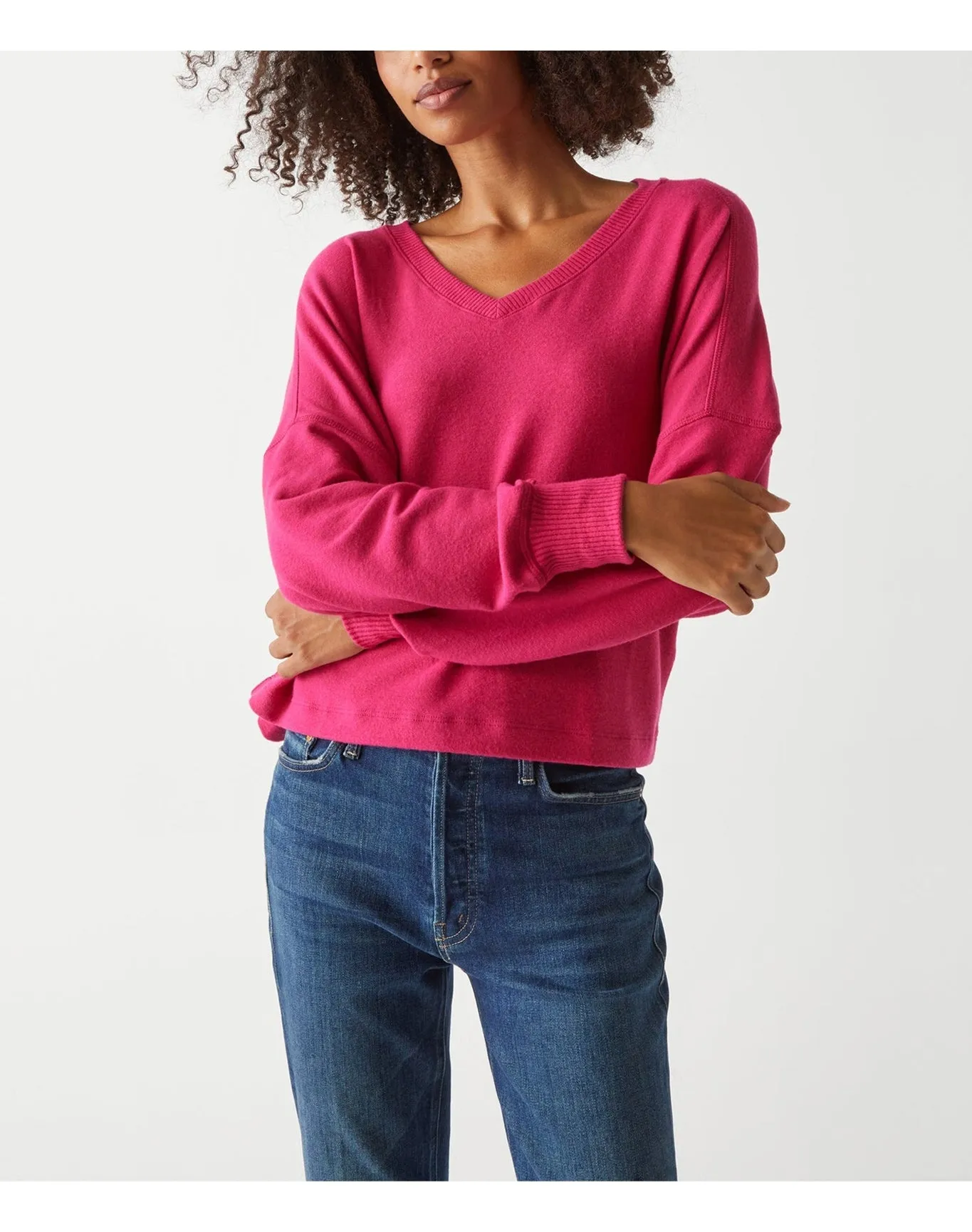 Vic V-Neck Pullover | Dark Voltage MICHAEL STARS