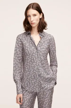 Violet Fleur Silk Blouse | Violet Fleur Morning Glory Combo REBECCA TAYLOR