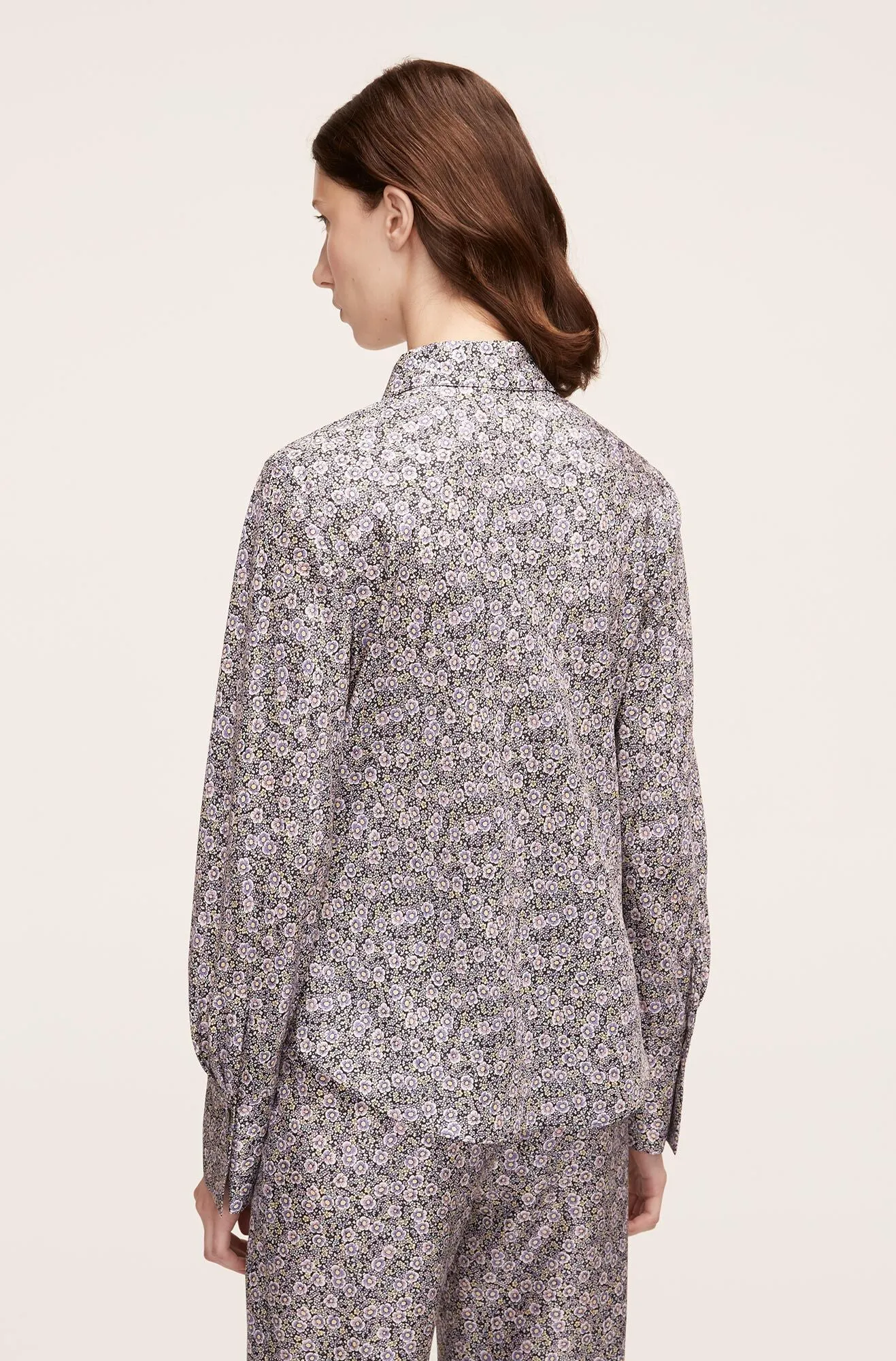 Violet Fleur Silk Blouse | Violet Fleur Morning Glory Combo REBECCA TAYLOR