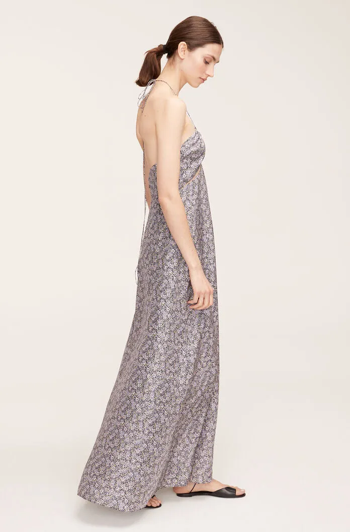 Violet Fleur Silk Halter Dress | Violet Fleur Morning Glory Combo REBECCA TAYLOR