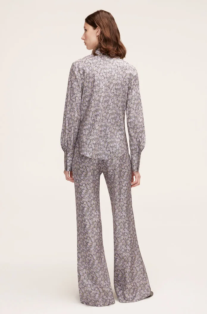 Violet Fleur Silk Pajama Pant | Violet Fleur Morning Glory Combo REBECCA TAYLOR