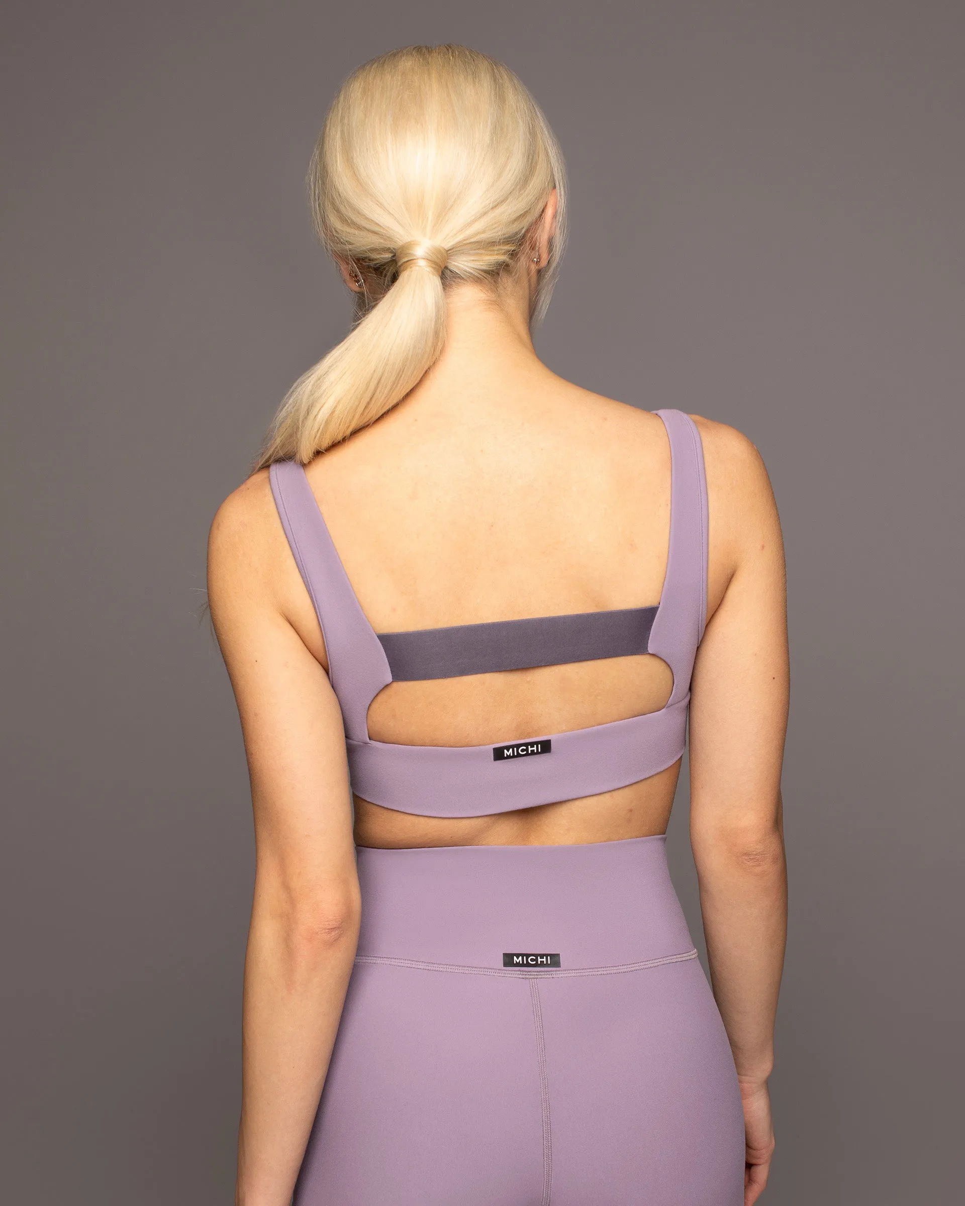 Volta Longline Bra | Lavender MICHI