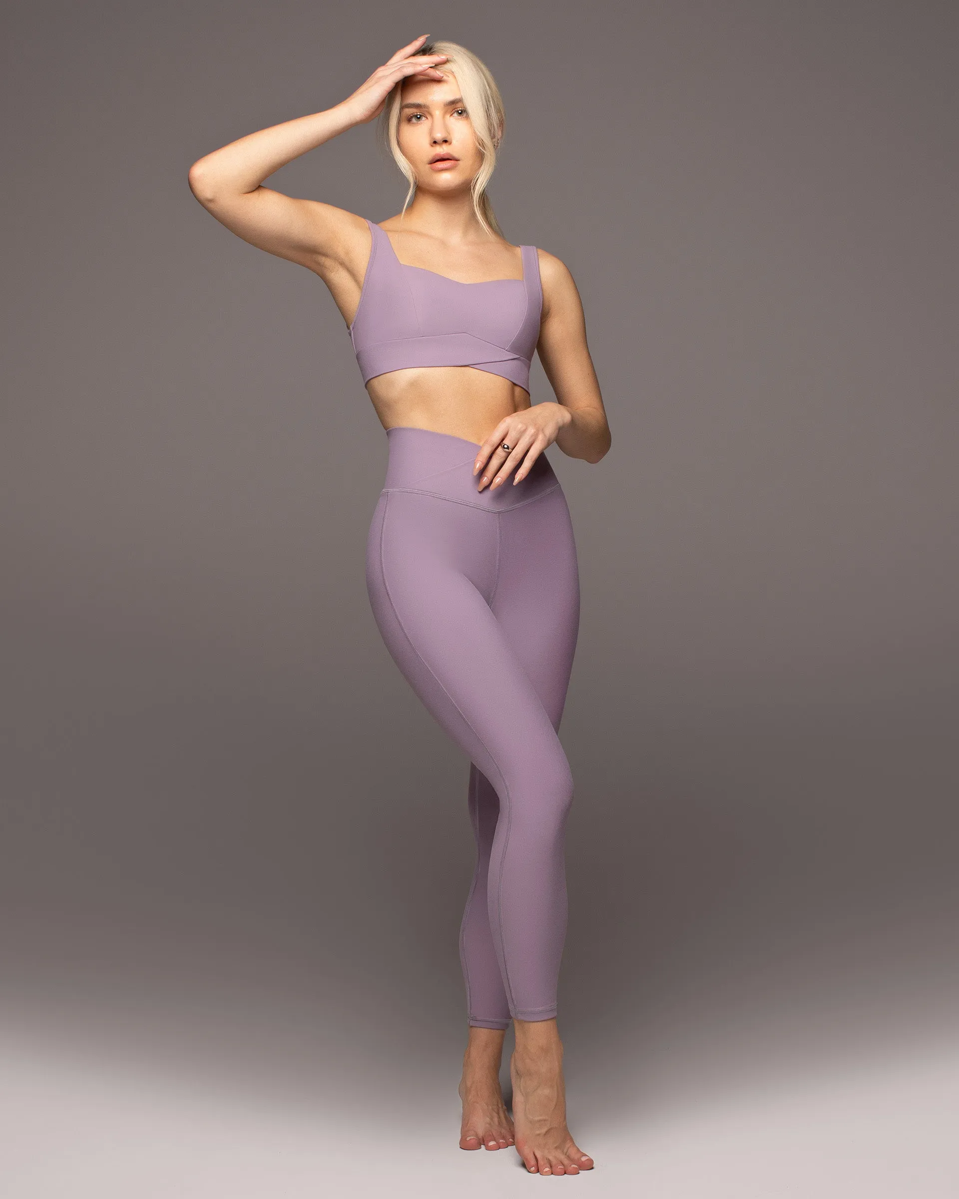 Volta Longline Bra | Lavender MICHI