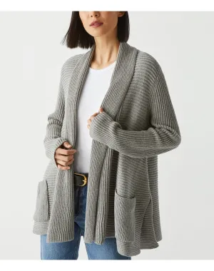 Vonn Open Cardigan | Heather Grey MICHAEL STARS