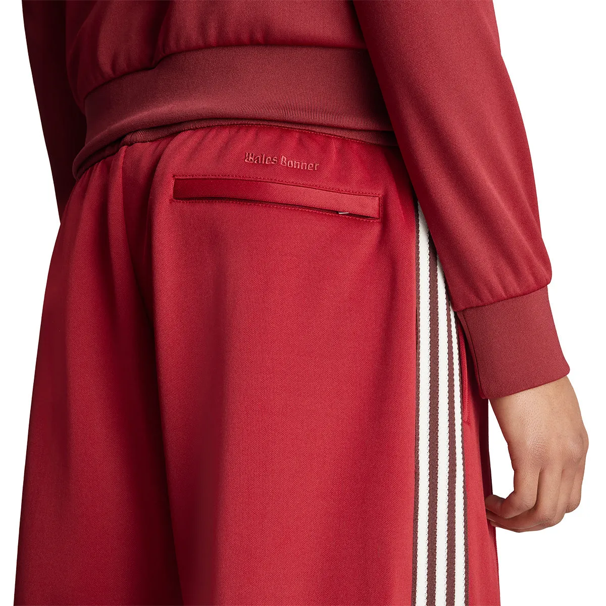   Wales Bonner Track Shorts 'Collegiate Burgundy'
