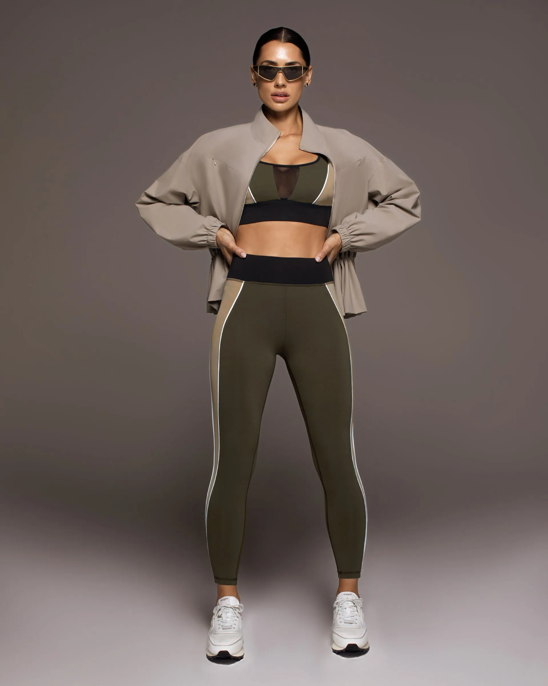 Wander Longline Bra | Safari MICHI