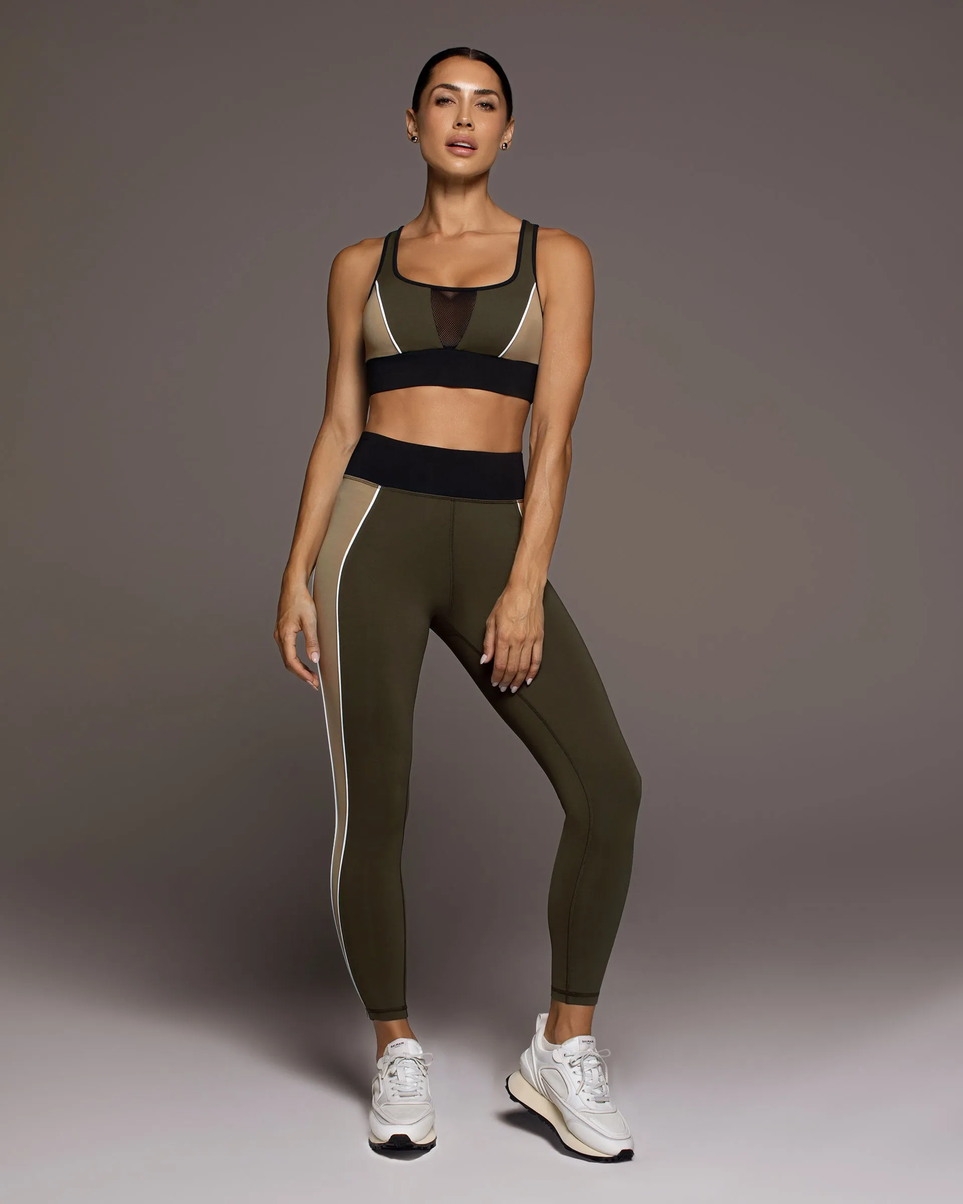 Wander Longline Bra | Safari MICHI