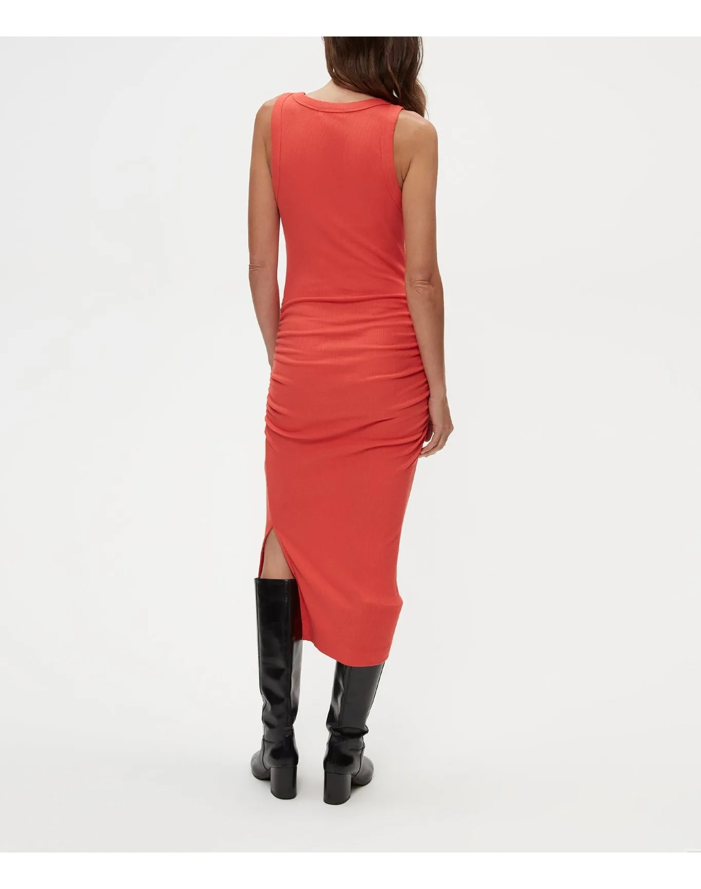 Wren Ribbed Midi Dress | Cherry MICHAEL STARS